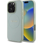 Guess Grained Classic Logo maska sa MagSafe za iPhone 16 Pro - zelena