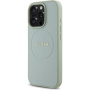 Guess Grained Classic Logo maska sa MagSafe za iPhone 16 Pro - zelena