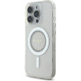 Guess IML Rhinestones Ring maska sa MagSafe za iPhone 16 Pro - prozirna