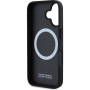 BMW M Carbon Tricolor Stripe maska sa MagSafe za iPhone 16 - crna