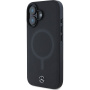 Mercedes Smooth Leather case sa MagSafe za iPhone 16 - crna