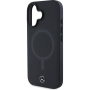 Mercedes Smooth Leather case sa MagSafe za iPhone 16 - crna