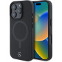 Mercedes Smooth Leather case sa MagSafe za iPhone 16 Pro Max - crna