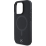 Mercedes Smooth Leather case sa MagSafe za iPhone 16 Pro Max - crna