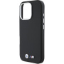 BMW M Kevlar Metal Logo maska za iPhone 16 Pro - crna
