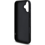 Guess Prošivena maska za iPhone 16 Plus - crna