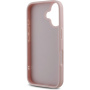 Guess Prošivena maska za iPhone 16 - roza