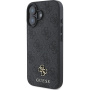 Guess 4G mala metalna maska s logotipom MagSafe za iPhone 16 - siva