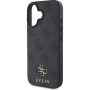 Guess 4G mala metalna maska s logotipom MagSafe za iPhone 16 - siva