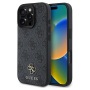 Guess 4G mala metalna maska s logotipom MagSafe za iPhone 16 Pro - siva