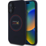 Oracle Red Bull Racing Silikonska maska Red Ring sa MagSafe za iPhone 16 - tamno plava