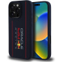 Oracle Red Bull Racing Silikonska maska Vertical Logo sa MagSafe za iPhone 16 Pro - tamno plava