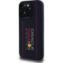 Oracle Red Bull Racing Silikonska maska Vertical Logo sa MagSafe za iPhone 16 Pro - tamno plava