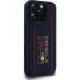 Oracle Red Bull Racing Silikonska maska Vertical Logo sa MagSafe za iPhone 16 Pro - tamno plava