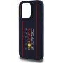 Oracle Red Bull Racing Silikonska maska Vertical Logo sa MagSafe za iPhone 16 Pro - tamno plava