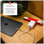 FIXED Power Socket adapter za punjenje s USB-C / USB-A priključcima i sklopivim punjačem za Apple Watch - 33W - bijeli