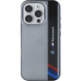 BMW IML Motorsport Vertical Stripe maska za iPhone 16 Pro - siva