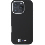 BMW M Kevlar Metal Logo maska za iPhone 16 Pro - crna