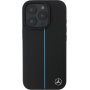 Mercedes Maska Blue Stripe sa MagSafe za iPhone 16 Pro Max - crna