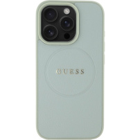 Guess Grained Classic Logo maska sa MagSafe za iPhone 16 Pro - zelena