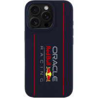 Oracle Red Bull Racing Silikonska maska Vertical Logo sa MagSafe za iPhone 16 Pro - tamno plava