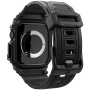 Spigen Rugged Armor Pro super izdržljiva torbica s remenom za Apple sat 46 mm - crna
