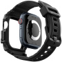 Spigen Rugged Armor Pro super izdržljiva torbica s remenom za Apple sat 46 mm - crna