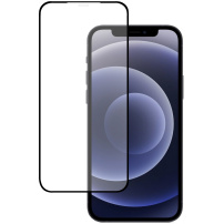 Kaljeno staklo 2,5D preko cijelog zaslona za iPhone 12 Pro Max - Crni okvir
