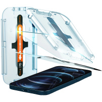 Spigen Glas tR EZ Fit 2,5D kaljeno staklo za iPhone 12 / 12 Pro - 2 kom - prozirno