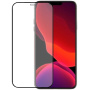 Kaljeno staklo 2,5D protiv razbijanja i otisaka prstiju za iPhone 12 / 12 Pro - Crni okvir