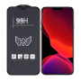 Kaljeno staklo 2,5D protiv razbijanja i otisaka prstiju za iPhone 12 / 12 Pro - Crni okvir