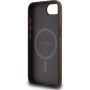 Guess 4G Colored Ring maskica s MagSafe za iPhone 16e / 17e - smeđa