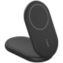 BELKIN Boost Charge Qi2 2-u-1 sklopivi magnetski bežični stalak za iPhone / AirPods - 15W - crni