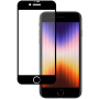Zaštitna folija 2.5D s keramičkim okvirom za iPhone 7 / 8 / SE (2020/2022) - crna