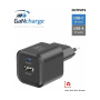 Swissten GaN adapter za punjenje s USB-C / USB-A priključcima - 35W - crni