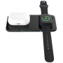 Swissten 2u1 bežični punjač za iPhone / Apple Watch / AirPods - 10W - crni