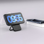 Swissten bežični MagSafe powerbank sa stalkom i USB-C priključkom - 5 000 mAh - crna