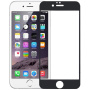 Kaljeno 2,5D staklo s metaliziranim rubom za iPhone 6 / 6S - crno