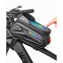 Wheel up Bike Bag vodootporna torba za bicikl s prostorom za iPhone - crna