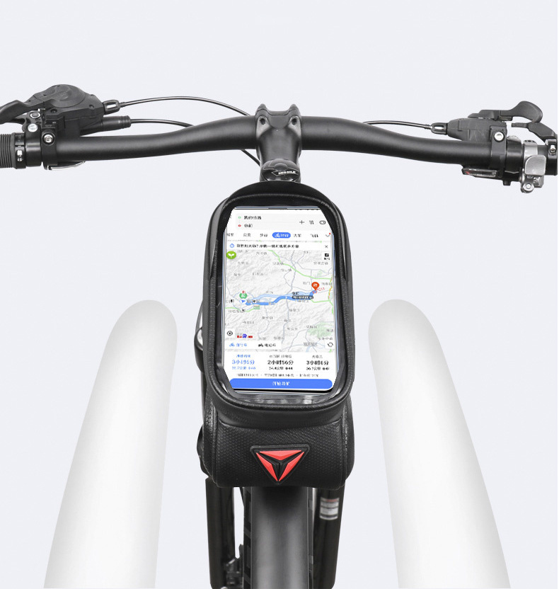 Wheel up Bike Bag vodootporna torba za bicikl s prostorom za iPhone - crna