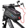 Wheel up Bike Bag vodootporna torba za bicikl s prostorom za iPhone - crna