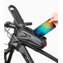 Wheel up Bike Bag vodootporna torba za bicikl s prostorom za iPhone - crna