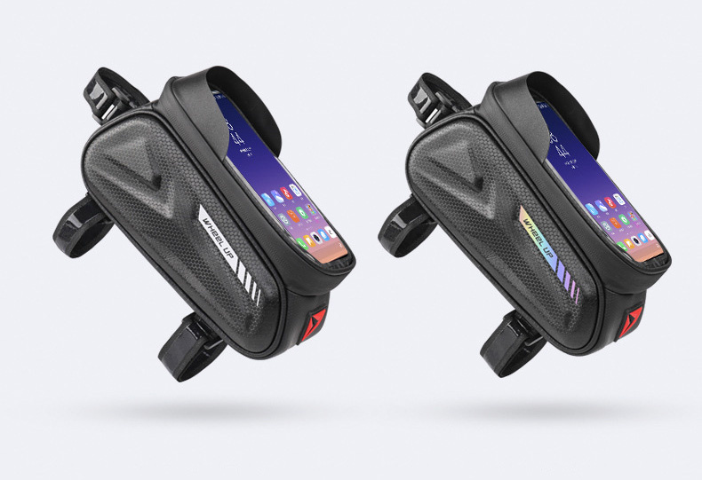 Wheel up Bike Bag vodootporna torba za bicikl s prostorom za iPhone - crna