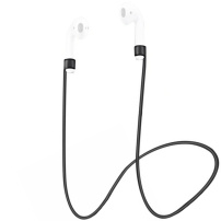 Silikonski držač štiti od gubljenja za AirPods - 60 cm - crna