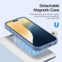 DUX DUCIS Odvojiva preklopna torbica Lawa 2u1 s MagSafe i novčanikom za iPhone 16 Pro - plava