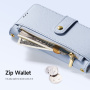 DUX DUCIS Odvojiva preklopna torbica Lawa 2u1 s MagSafe i novčanikom za iPhone 15 - plava