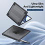 DUX DUCIS LCGH Series matna prozirna maska za MacBook Air 13" (A1932 / A2179 / A2337) - crna
