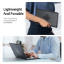 DUX DUCIS LCGH Series matna prozirna maska za MacBook Air 13" (A1932 / A2179 / A2337) - crna