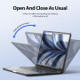 DUX DUCIS LCGH Series matna prozirna maska za MacBook Air 13" (A1932 / A2179 / A2337) - crna