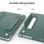 Matna prozirna maska s preklopnim stalkom za MacBook Pro 16" (A2485 / A2780 / A2991 / A3186 / A3403 / A3428 / A3429) - siva